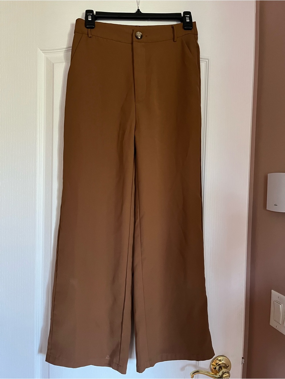🟣 3/$15 - SHEIN Brown Wide-Leg Men's Dress Pants